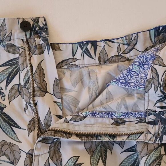 Caribbean Mens Flat Front Cotton 9" Inseam Shorts - Picture 7 of 9